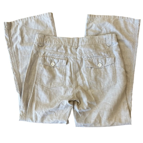 Daughters of the Liberation Anthropologie Linen Wide Leg Pant Sz 8 - Picture 2 of 5